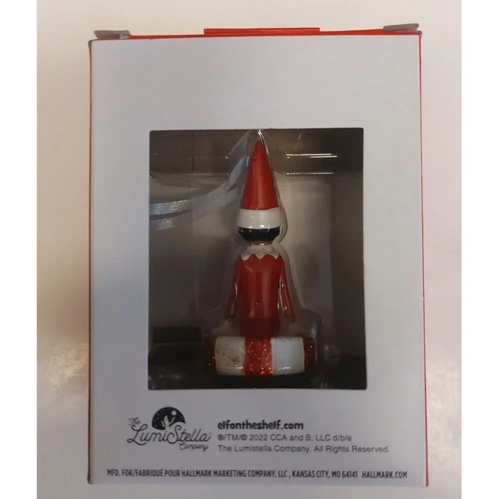 Hallmark Tree Ornament 2022 Elf On The Shelf BOY SCOUT ELF Dark Skin Exclusive